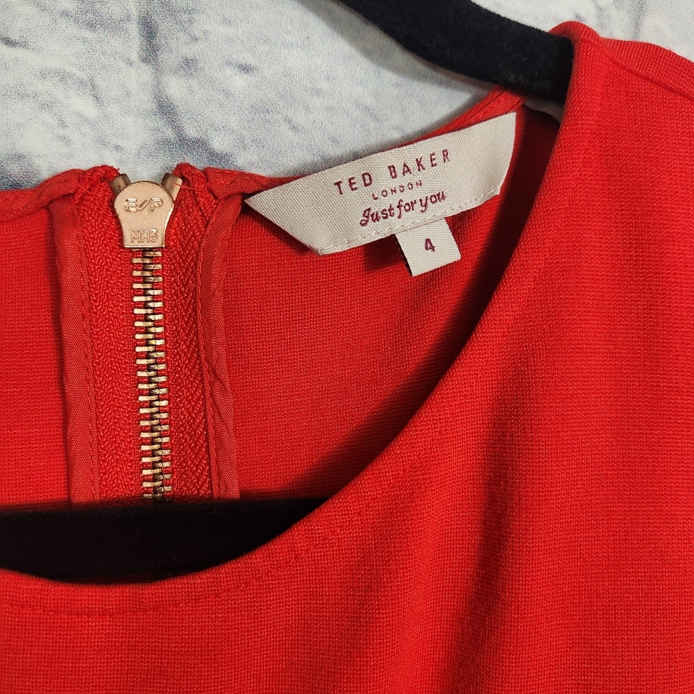 Ted Baker Red Hearn Dress - Picture 11 of 13